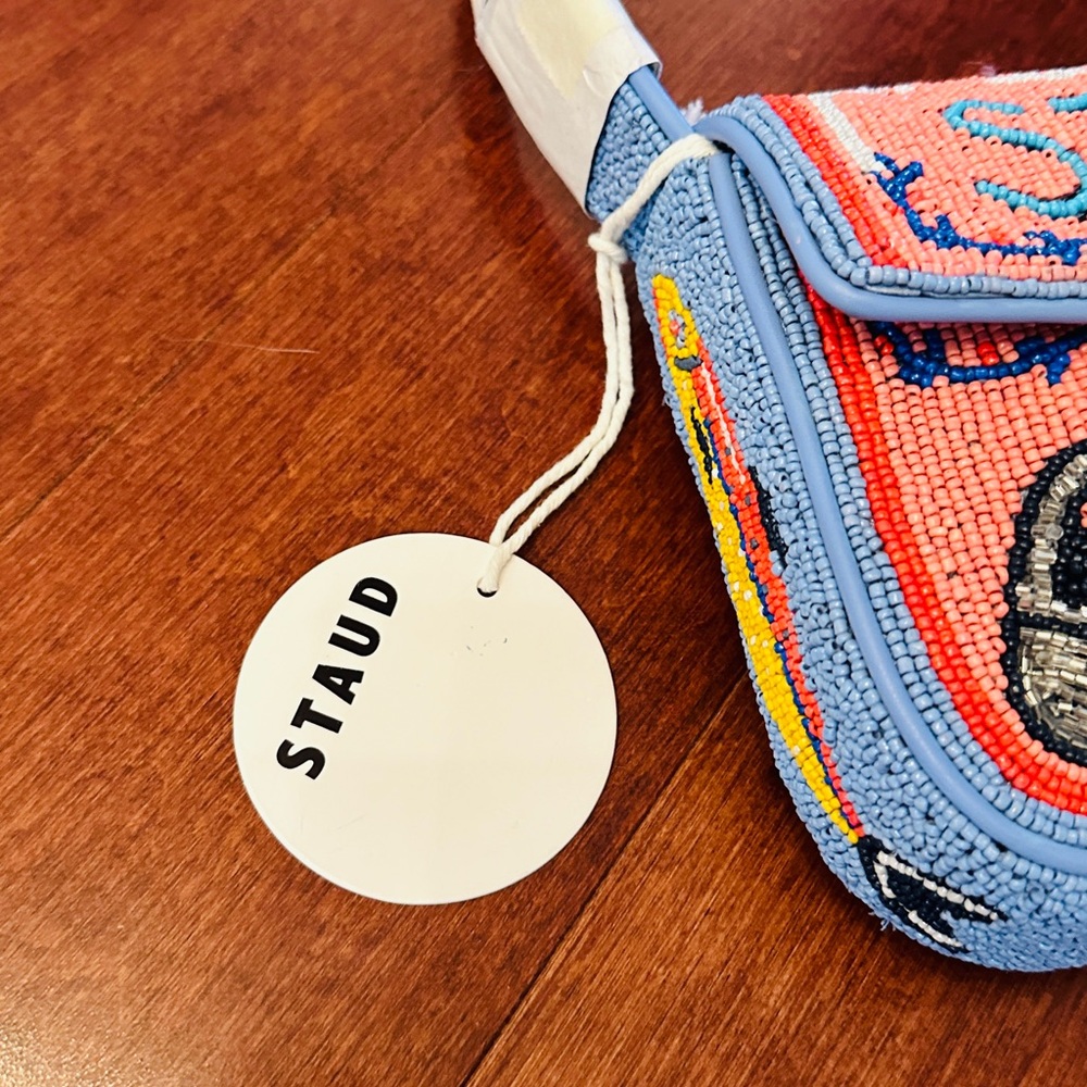 Staud Tommy Beaded Bag Staudines Sardine Purse NWT - Picture 6 of 13